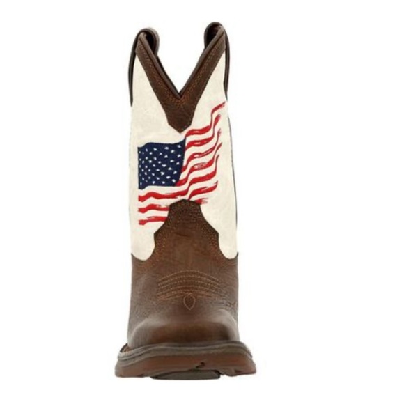 Lil' Rebel™ by Durango® Little Kids Distressed Flag Western Boot - Picture 3 of 15